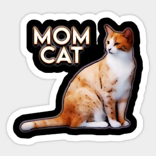 Mom cat Sticker